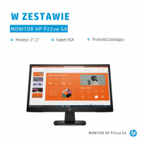 Monitor HP P22va G4 21.5" TN FHD HDMI VGA