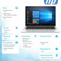 Laptop  HP EliteBook x360 G3 13,3 FHD i7-8550U 16GB 512GB 3Y