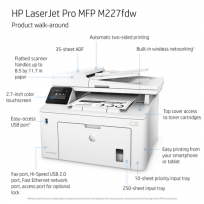 Urządzenie wielofunkcyjne   HP LaserJet Pro M227fdw MFP