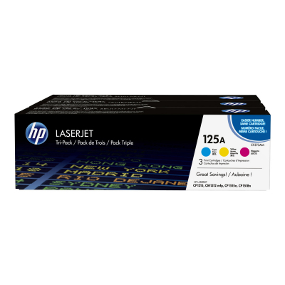 Toner HP 125A 3-pak CMY