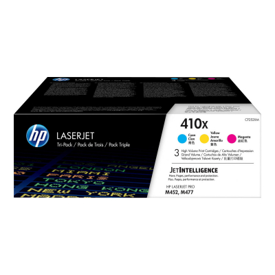 Toner HP 410X CMY 3-Pak | 3x5000 str. | LaserJet Pro M452/M377/M477