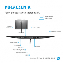 Monitor HP Z-Display Z24u G3 24 IPS UXGAUSB-C DP HDMI 3YW