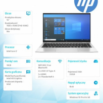 Laptop HP EliteBook x360 1040 G8 14 FHD i7-1165G7 16GB 512GB FPR BK W10P 3Y