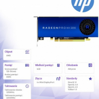 Karta graficzna HP Radeon Pro WX 3200 4GB