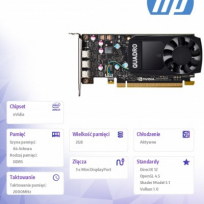 Karta graficzna HP NVIDIA Quadro P400 2GB 