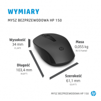 Mysz bezprzewodowa HP 150