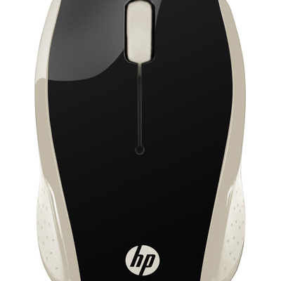 Mysz bezprzewodowa HP 200 złota