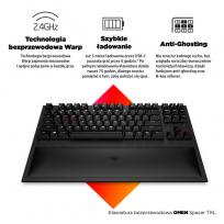 Klawiatura bezprzewodowa HP OMEN Spacer