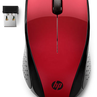 Mysz HP 220 czerwona