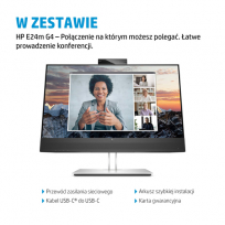 Monitor HP E24m G4 64.45cm 24 IPS FHD  1000:1 300cd m2 HDMI USB-C