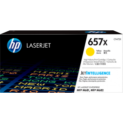 Toner HP 657X żółty, wysoka wydajność | 23000 str.