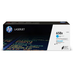 Toner HP 658X Cyan, wysoka wydajność | 28000 str.