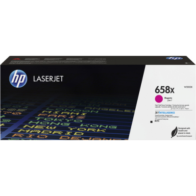 Toner HP 658X Magenta, wysoka wydajność | 28000 str.