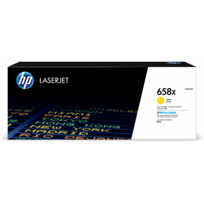 Toner HP 658X żółty, wysoka wydajność | 28000 str.