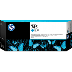 Tusz HP 745 Cyan | 300 ml