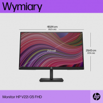 Monitor HP V22i G5 22" FHD HDMI DP VGA