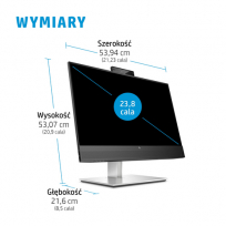 Monitor HP E24mv G4 23.8 IPS FHD HDMI VGA DP USB-A