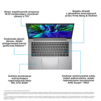 Laptop HP ZBook Firefly 14 G10 14 WUXGA Ryzen 5 PRO 7640HS 16GB 512GB SSD W11P
