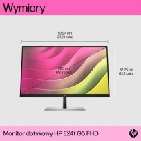 Monitor HP E24t G5 FHD Touch