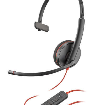 Słuchawki HP Poly Blackwire 3210 Monaural USB-A Headset