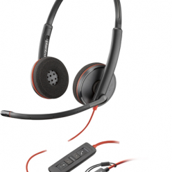 Słuchawki HP Poly Blackwire 3220 Stereo USB-C Headset +USB-C/A Adapter