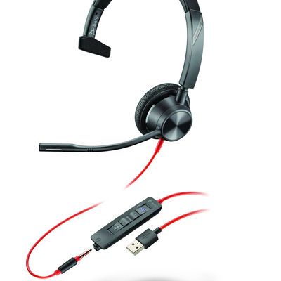 Słuchawki HP Poly Blackwire 3315 Microsoft Teams Certified USB-A Headset