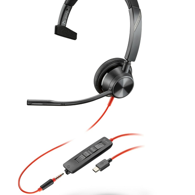 Słuchawki HP Poly Blackwire 3315 USB-C Headset