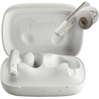 Słuchawki HP Poly Voyager Free 60 UC M White Sand Earbuds +BT700 USB-C Adapter +Basic Charge Case