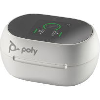 Słuchawki HP Poly Voyager Free 60+ UC M White Sand Earbuds +BT700 USB-A Adapter +Touchscreen Charge Case