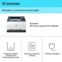 Drukarka HP Color LaserJet Pro 3202dw 25ppm