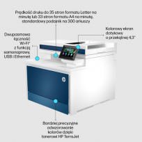 Drukarka HP Color LaserJet Pro MFP 4302dw up to 33ppm