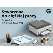 Drukarka HP Smart Tank 750 All-in-One A4 Color WiFi Ethernet Print Scan Copy Inkjet