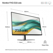 Monitor HP S5 Pro 524pf 23.8 FHD HDMI DP