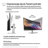 Monitor HP 738pu 37.5 WUHD HDMI DP Display