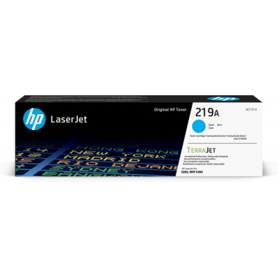 Toner HP 219A Cyan Original LaserJet Toner Cartridge