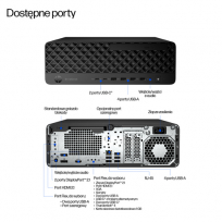 Komputer HP EliteDesk 8 SFF G1i Ultra 7-265 16GB 1TB W11P 1YW