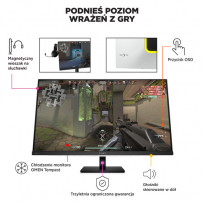 Monitor HP OMEN Transcend 31.5 QD-OLED UHD 240Hz 250cd/m2 0.03ms 2xHDMI DP