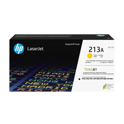 Toner HP 213A Yellow Original LaserJet Cartridge