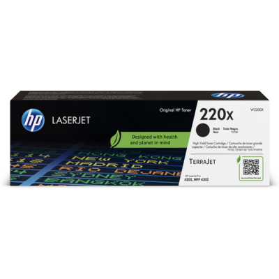 Toner HP 220X Black Original LaserJet Cartridge
