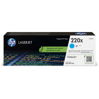 Toner HP 220X Cyan Original LaserJet Cartridge