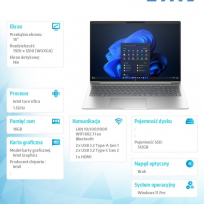 Laptop HP ProBook 4 G1i 16 WUXGAUltra 5-225U 16GB 512GB W11P 3Y 