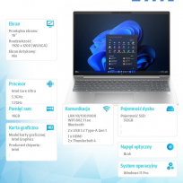 Laptop HP EliteBook 6 G1i 16 WUXGA Ultra 7-265U 16GB 512GB W11P 3Y