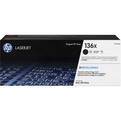 Toner HP 136X Black Original LaserJet Cartridge