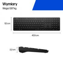 Klawiatura HP Multi-Device Dual-Mode Keyboard 495K 