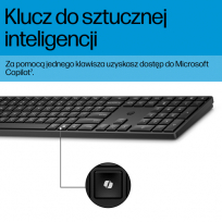 Zestaw klawiatura + mysz HP 655 Wireless Combo biały