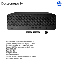 Komputer HP ProDesk 4 SFF G1i Ultra 5-235 16GB 256GB SSD W11P