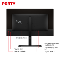 Monitor HP HyperX OMEN OLED 27q 27 QD-OLED QHD HDMI DP
