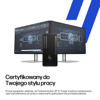 Komputer HP Z1 Tower G1i Ultra 7-265 32GB 1TB SSD NVIDIA ProVis RTX A1000 W11P