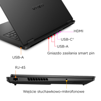 Laptop HP OMEN 17-db0128nw 17.3 FHD IPS AG Ryzen 5 8645HS 16GB 512GB RTX4060 Win11 2Y
