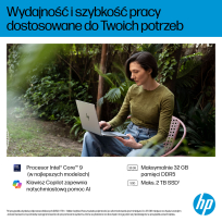Laptop HP OmniBook 7 16-az0222nw Core 5 210H 162K AG 16GB 512GB 5 Mpx IR 70Wh Win11 Glacial Silver 2Y